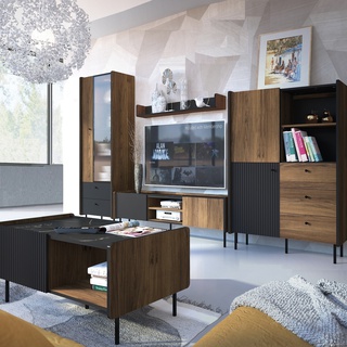 szafka 150 rtv na nóżkach frezowana Prestigo 07 stolik telewizyjny loft