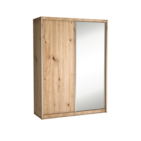 Szafa 180 wysoka z lustrem MACIEJ II przesuwna do pokoju sypialni korytarza