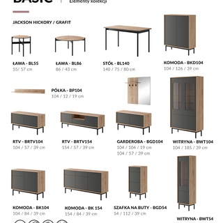 Stolik RTV Basic BRTV154