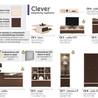 Komoda Clever CV4