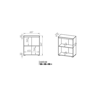 Regał Avo 09