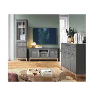 witryna 55 wysoka Terra 06 elegancka nowoczesna na nóżkach słupek