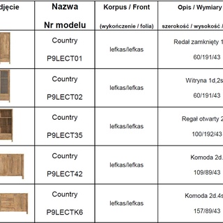 Stolik nocny Country 21