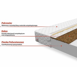 Materac Baby Coco 7x80x160 AJK WYPRZEDAŻ