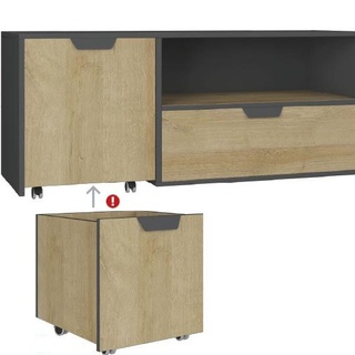 szafka 120 rtv mała Nano 10 pod telewizor młodzieżowa nowoczesna