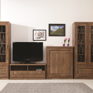 komoda 90 dwudrzwiowa z szufladą Tadeusz 02 szafka pojemna pakowna