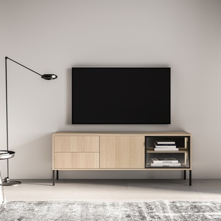 szafka 160 telewizyjna rtv Barnee 04 stolik pod tv szeroki nowoczesny