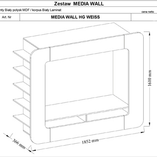 Meblościanka Media Wall