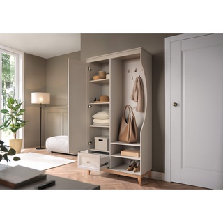 garderoba 100 elegancka stylowa Windsor z lustrem półki wieszaki