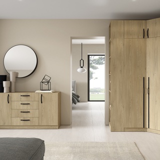 komoda 155 ,5 duża szeroka Braga 06M szafka pojemna szuflady półki