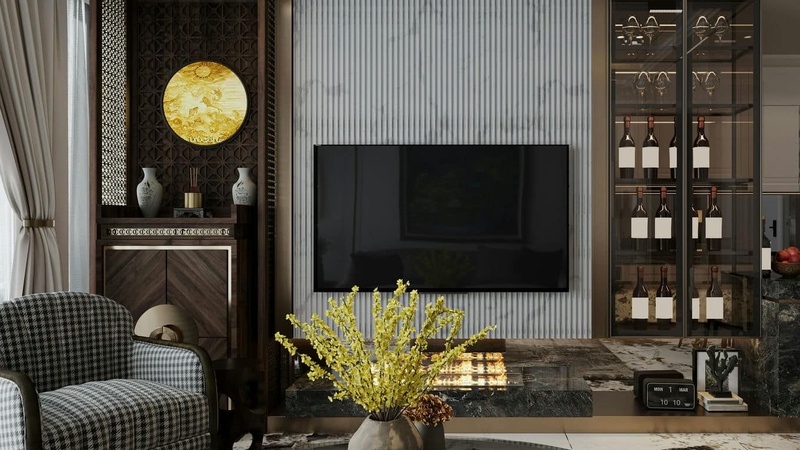 Barek na alkohol jako element nowoczesnego salonu – funkcjonalność, która buduje styl wnętrza