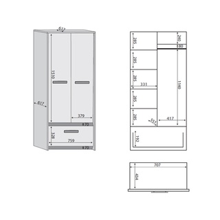 Szafa Best Grey 02