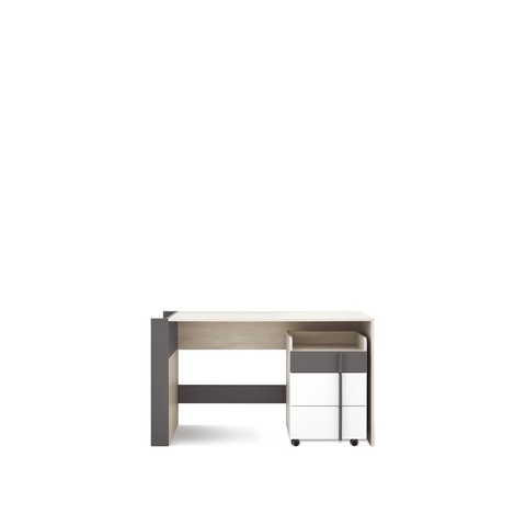 Biurko 130 z szufladami REMO 10 / 11 z kontenerkiem duże szerokie