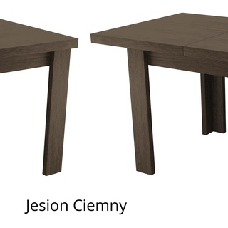 stół 120 - 160 rozkładany mały 120x80 lefkas jesion kraft do pokoju salonu