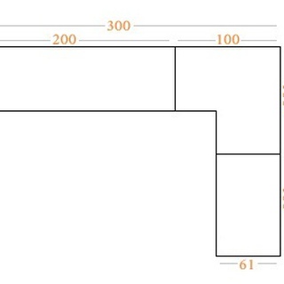 zestaw 300 - 200 szaf z nadstawką Sorento F komplet nowoczesny loft