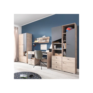 zestaw meblościanka z biurkiem Delta H komplet dziecięcy dla ucznia