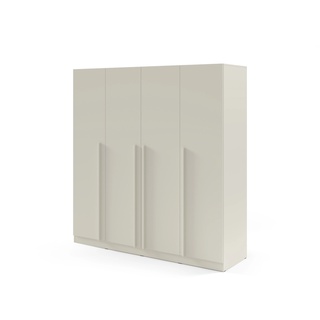 szafa 200 uchylna czterodrzwiowa Braga 01 z półkami drążkami szufladami