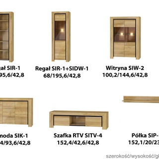 półka 152 ,1 prosta szeroka Sirocco SIP-1 wisząca na ścianę do pokoju
