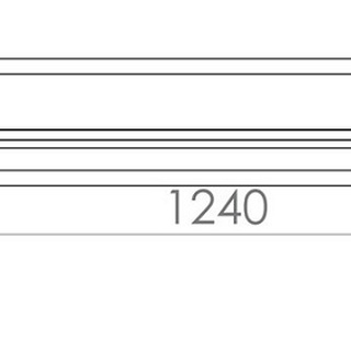 półka 134 wisząca Adagio 09 na ścianę duża biała + dąb do pokoju