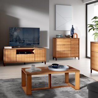 komoda 158 elegancka na nóżkach Fonti 03N duża szeroka szafka