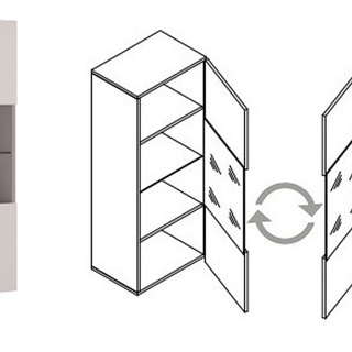 zestaw mebli nowoczesnych Calabrini 40 nowoczesna meblościanka