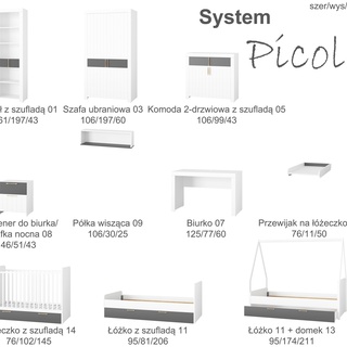 Szafa ubraniowa Picolo 03