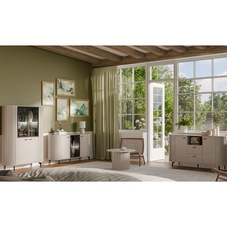 stolik 70 okrągły kawowy Zante 07 mała ława kaszmir cashmere do salonu