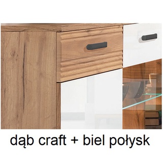 komoda 155 ,5 z barkiem na nóżkach Snobi SB5 szafka szeroka duża