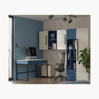 zestaw Lorin 10 nowoczesna meblościanka z biurkiem młodzieżowa