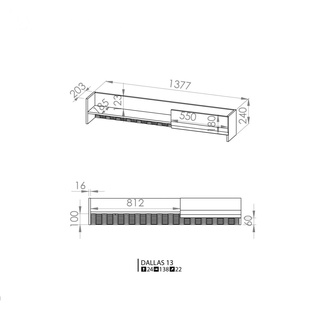 Półka Dallas Ml 13