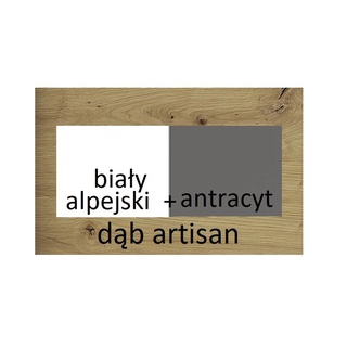 komoda 120 z szufladami półkami drzwiami Fini 06 duża szafka pojemna