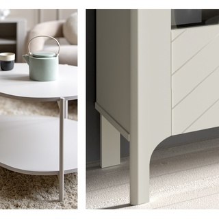 komoda 103 elegancka nowoczesna Malumi 02 szafka z nogami kaszmir