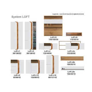 Stolik RTV Loft L4a