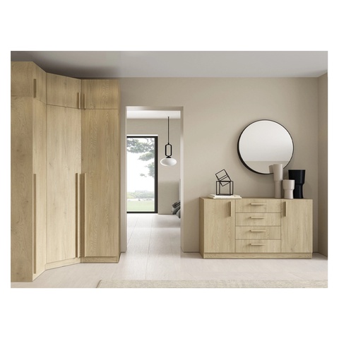 Zestaw BRAGA Z11 komoda szafa narożna duża wysoka regał z nadstawką