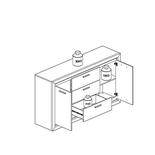 Komoda Baltica 0801