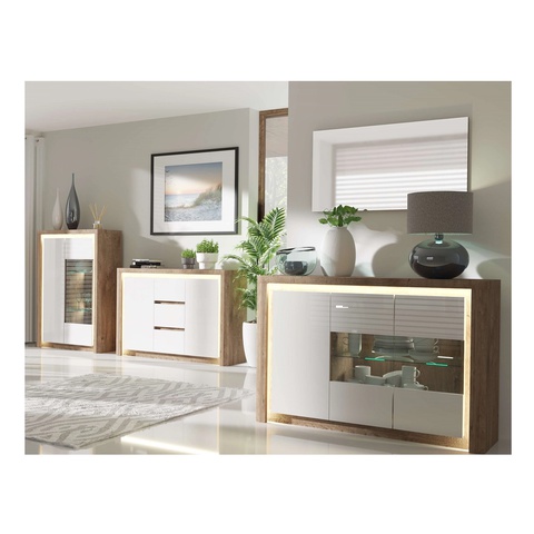 Zestaw mebli eleganckich LIVINIO 3 nowoczesny komplet do salonu pokoju