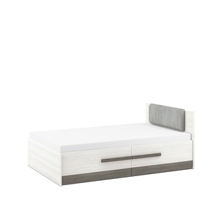Łóżko 120x200 z szufladami Blanco 17 duże młodzieżowe pojedyncze