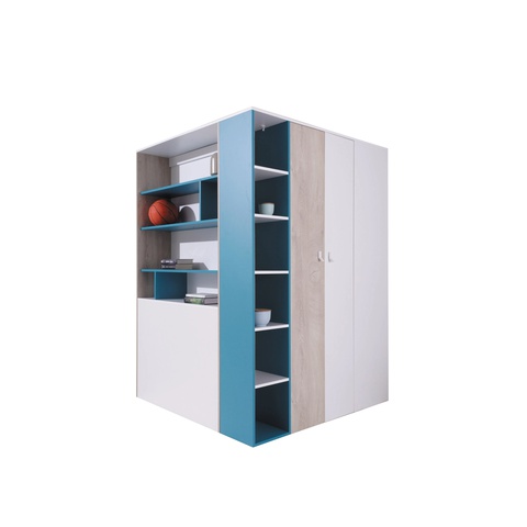 Szafa 135 narożna duża PLANET 01 rogowa garderoba młodzieżowa