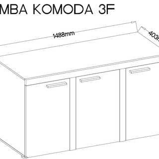 Komoda Rumba 3F