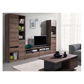 zestaw rtv komplet Denver 10 meblościanka z ławą do pokoju salonu