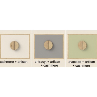 zestaw mebli modułowych Melo 1 regał szafka biurko młodzieżowe dzieci cashmere artisan avocado antracyt do pokoju biura