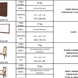 Stół rozkładany Caldo 40