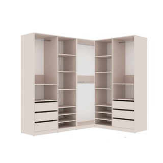 szafa 210 - 161 - 320 zestaw szaf Tres U prosta narożna garderoba