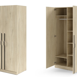 szafa 100 wysoka ubraniowa Braga 03M półki drążek na wieszaki