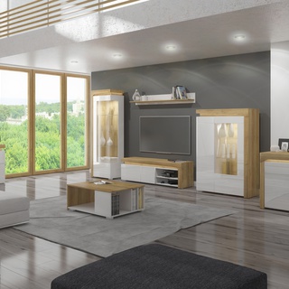 witryna 63 ,9 słupek przeszklony Theo THW-1L zamykany regał z szybą