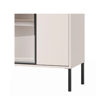 szafka 40 mała na nóżkach Barnee 05 z szufladą stolik nocny kaszmir