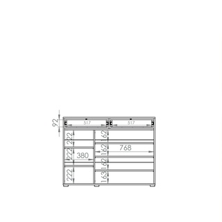 Komoda 120 Caro 11 sonoma