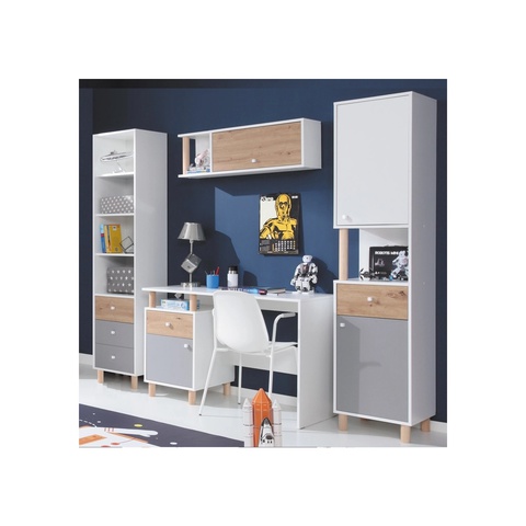 Zestaw młodzieżowy dziecięcy ucznia FARO H biurko regał komplet do nauki