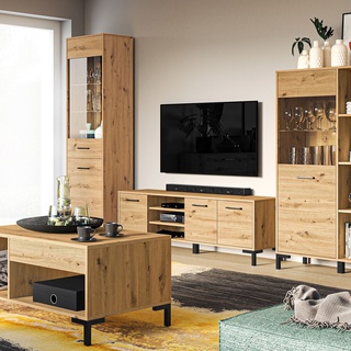 szafka 155 rtv na nóżkach Nevio 20 stolik pod telewizor komoda niska loft