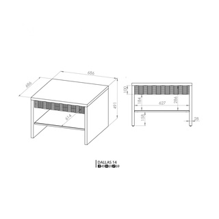 Stolik Dallas Ml 14